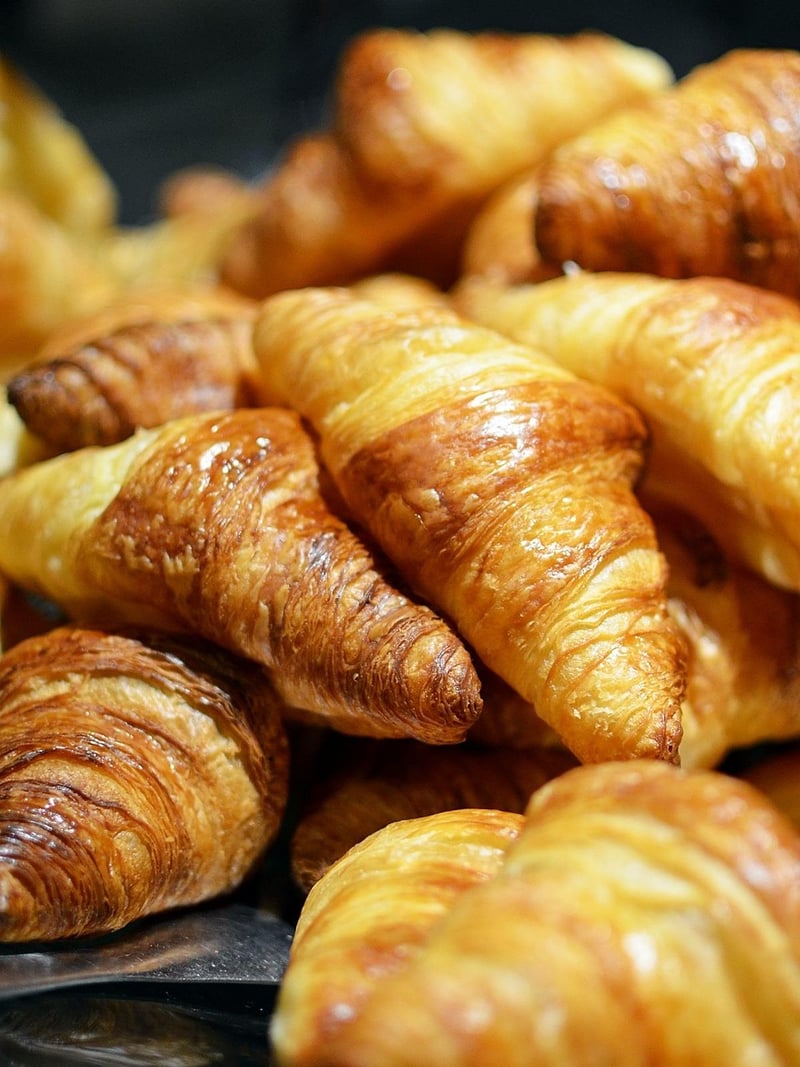 French Croissants with Dulce de Leche